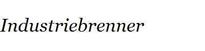Industriebrenner