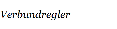 Verbundregler